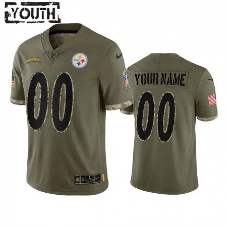 Kinder Pittsburgh Steelers Trikot Personalisiert 2022 Salute To Service Limited Olive Kinder Pittsburgh Steelers Trikot Personalisiert 2022 Salute To Service Limited Olive